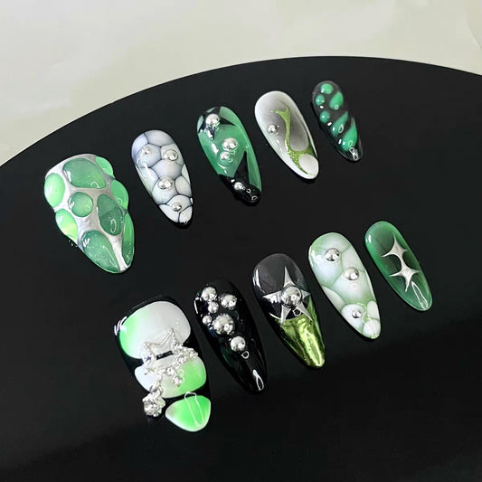 Punk Venom Y2K Press On Nails