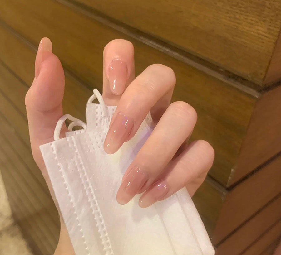 Minimalist Gentle Pink Press On Nails