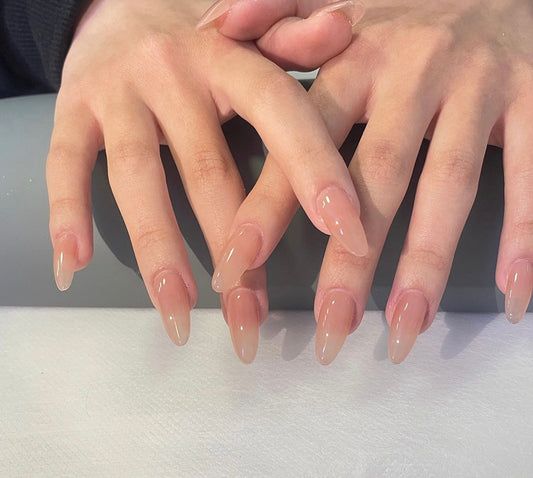 Minimalist Gentle Pink Press On Nails