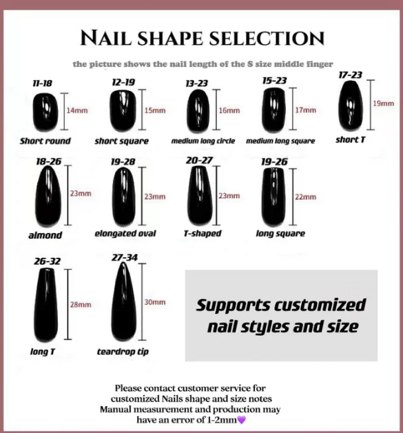 Black Spray Spider Press On Nails